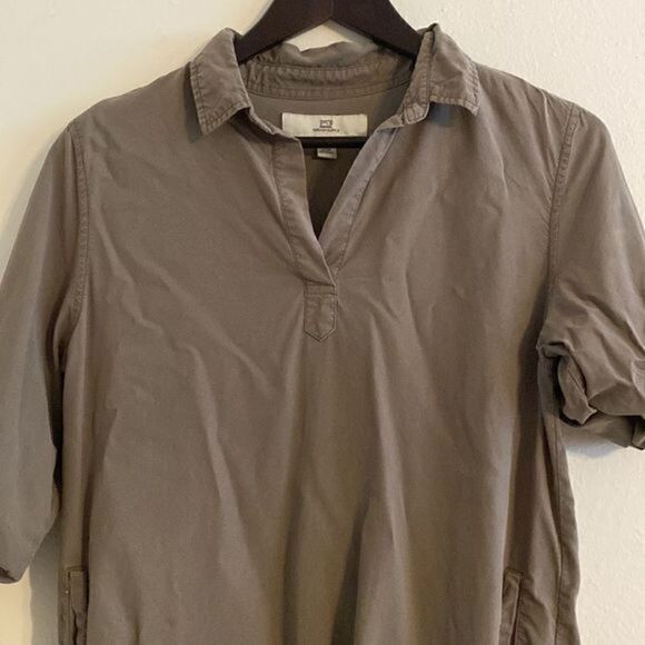 EUC Thread and Supply Lucy Boho Shift Sage Green Dress - Picture 7 of 10